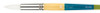 Princeton Artist Brush Company Princeton Brush Snap! Series 9850, Short Handle, White Taklon, Round 6 