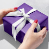 Jillson & Roberts Wrapping Paper Roll, Solid Matte Finish, Purple
