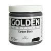Golden Heavy Body Acrylic, 8oz. Jar, Carbon Black