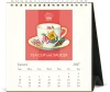 Cavallini & Co. 2027 Desk Calendar, Tea Time
