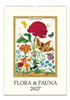 Cavallini & Co. 2027 Wall Calendar, Flora & Fauna