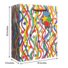 Jillson & Roberts Gift Bag, Medium, Celebration Streamers