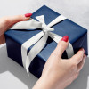 Jillson & Roberts Wrapping Paper Roll, Solid Matte Finish, Navy Blue