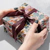  Jillson & Roberts Wrapping Paper Roll, Painterly Petals 
