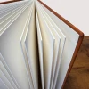  Luchetti True Flat Sketchbook, 8"x8", Hot Press, Tuscan Brown 