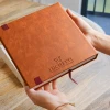  Luchetti True Flat Sketchbook, 8"x8", Hot Press, Tuscan Brown 
