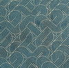 Giftsland Decorative Paper, Geometry Swoop - Blue, 20"x30"