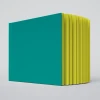  Uglybooks - Colored Paper Sketchbook, 5.75"x8", Blank - Lemon Shock No. 2 