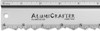 Alumicolor AlumiCrafter Straight Edge Metal Ruler with Unique Deckle Edge, Silver, 18"