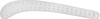 Alumicolor 24in Aluminum Vary Form Curve Ruler, Silver