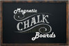 Magnetic Chalkboard 11" x 17", Wood Frame