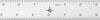  Alumicolor Straight Edge Aluminum Ruler with Center Finding Back, 12", Silver 