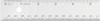  Alumicolor Straight Edge Aluminum Ruler with Center Finding Back, 12", Silver 