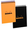  Rhodia Pad - 6" x 8.25" - Wire-Bound Ruled - Orange 