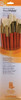 Princeton Artist Brush Company Princeton Brush RealValue Set, Long Handle Series 9100, #9154, Natural Bristle, 7pk 