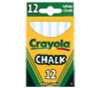 Crayola - Chalk - White 12/Box