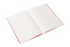 Fabriano EcoQua Notebook, 8.27" x 11.69", A4, Grid, 40 Sheets, Red