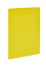 Fabriano EcoQua Notebook, 8.27" x 11.69", A4, Grid, 40 Sheets, Yellow
