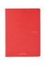 Fabriano EcoQua Notebook, 8.27" x 11.69", A4, Lined, 40 Sheets, Red