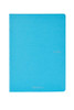 Fabriano EcoQua Notebook, 8.27" x 11.69", A4, Lined, 40 Sheets, Turquoise