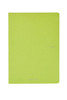 Fabriano EcoQua Notebook, 8.27" x 11.69", A4, Lined, 40 Sheets, Lime