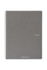  Fabriano EcoQua Spiral-Bound Notebook, 8.27" x 11.69", A4, Blank, 70 Sheets, Gre 