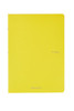  Fabriano EcoQua Notebook, Large, Staple-Bound, Blank, 38 Sheets, Lemon 