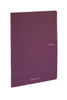 Fabriano EcoQua Notebook, 8.27" x 11.69", A4, Blank, 40 Sheets, Wine