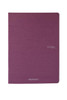 Fabriano EcoQua Notebook, 8.27" x 11.69", A4, Blank, 40 Sheets, Wine