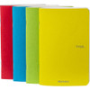  Fabriano EcoQua Pocket-Sized Notebooks, 4-Pack, Blank, Warm Color Covers 