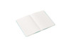 Fabriano EcoQua Notebook, 5.83" x 8.27", A5, Blank, 40 Sheets, Turquoise