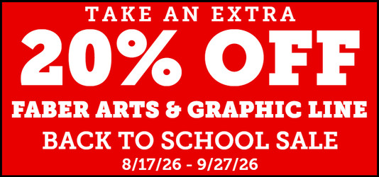 Faber-Castell Art & Graphic Line Extra 20% off