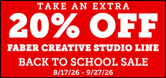 Faber-Castell Creative Studio Line Extra 20% off