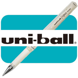 Uni-Ball Signo Broad Pen, White - FLAX art & design