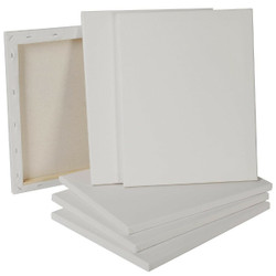 US Art Supply Professional Quality Stretched Canvas, Pack of 5 Rectangular  Sizes, 1 Each 5x7, 8x10, 11x14, 14x18, 18x24 Inches - 12-Ounce Primed