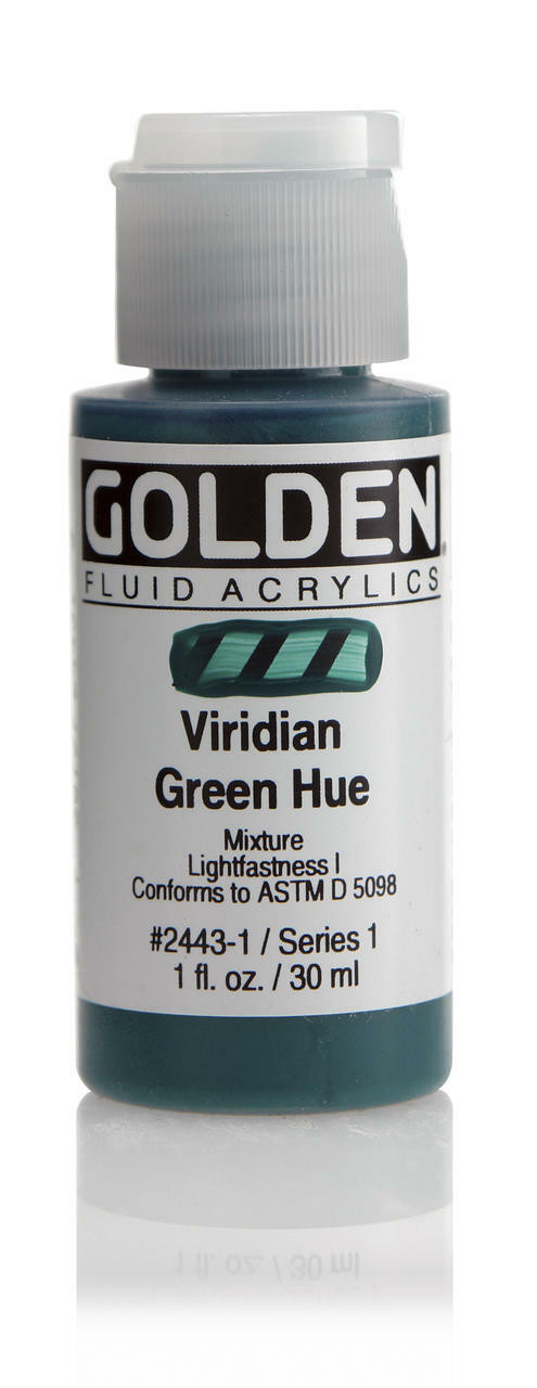 Fluid Viridian Green Hue 1oz