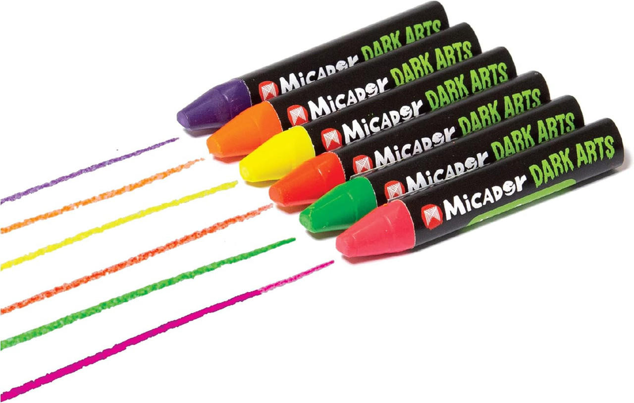 Plastic Crayons - 6 Dual Tip Colors, Triangular Shape