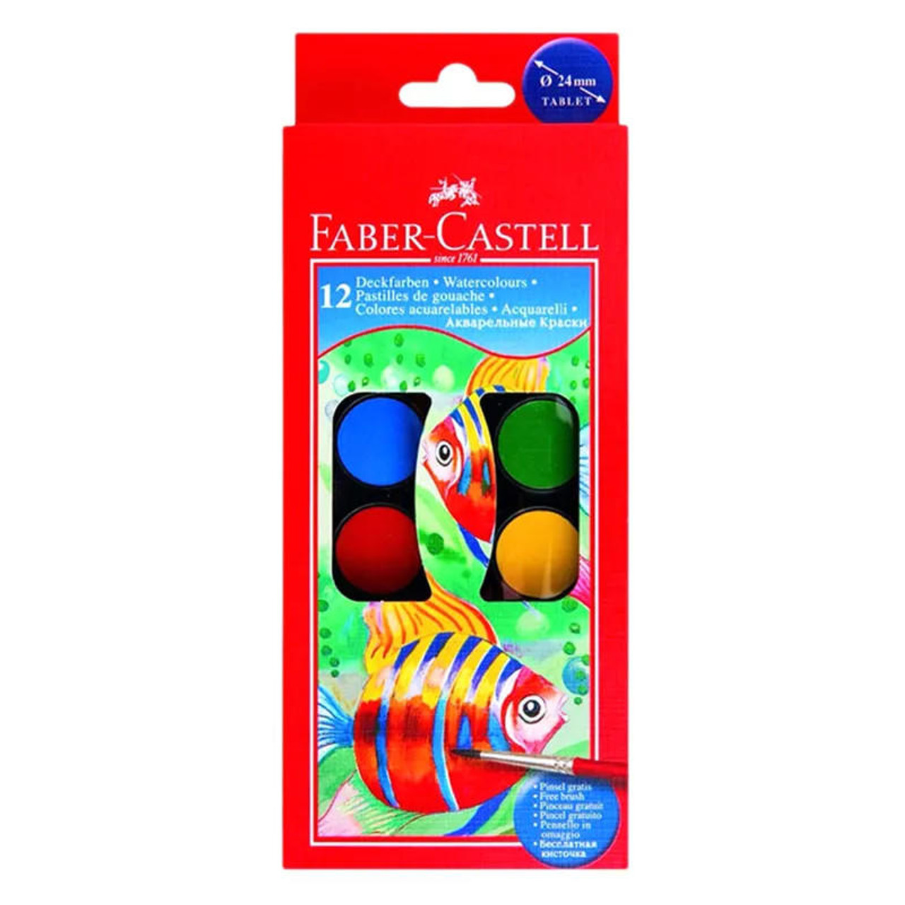 Faber-Castell DuoTip Washable Markers, 12-Markers - Sam Flax Atlanta