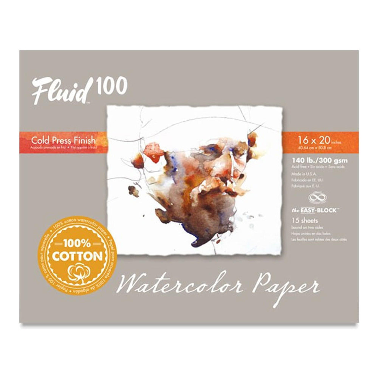 What's New: Fluid 100% Cotton Watercolor Paper - FLAX art & design