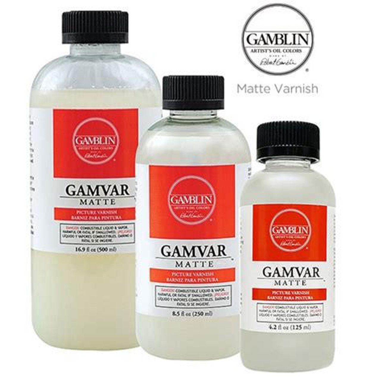 Gamblin Gamvar Picture Varnish, Matte, 8.5 oz. - Sam Flax Atlanta