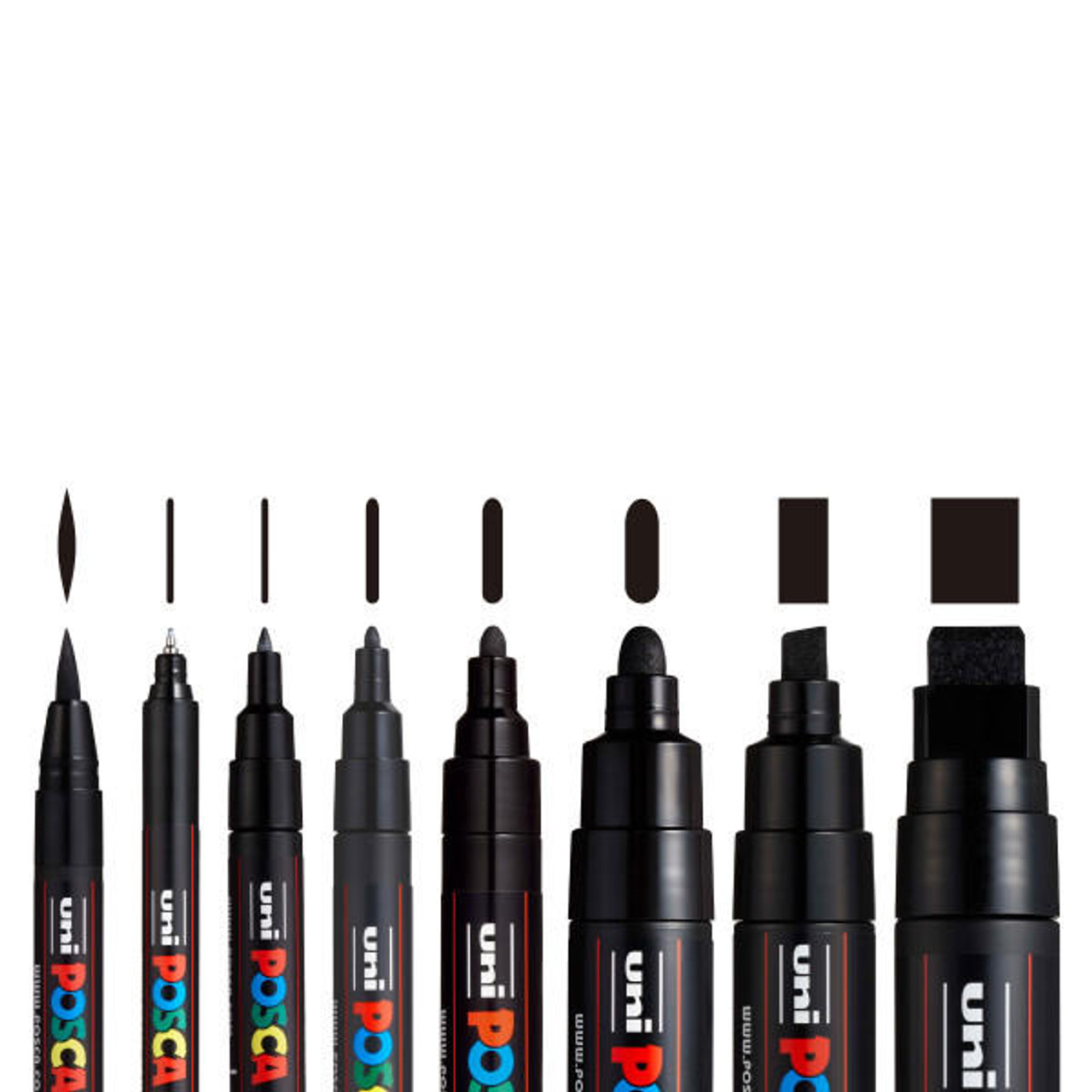 POSCA Paint Marker, PCF-350 Brush, Black