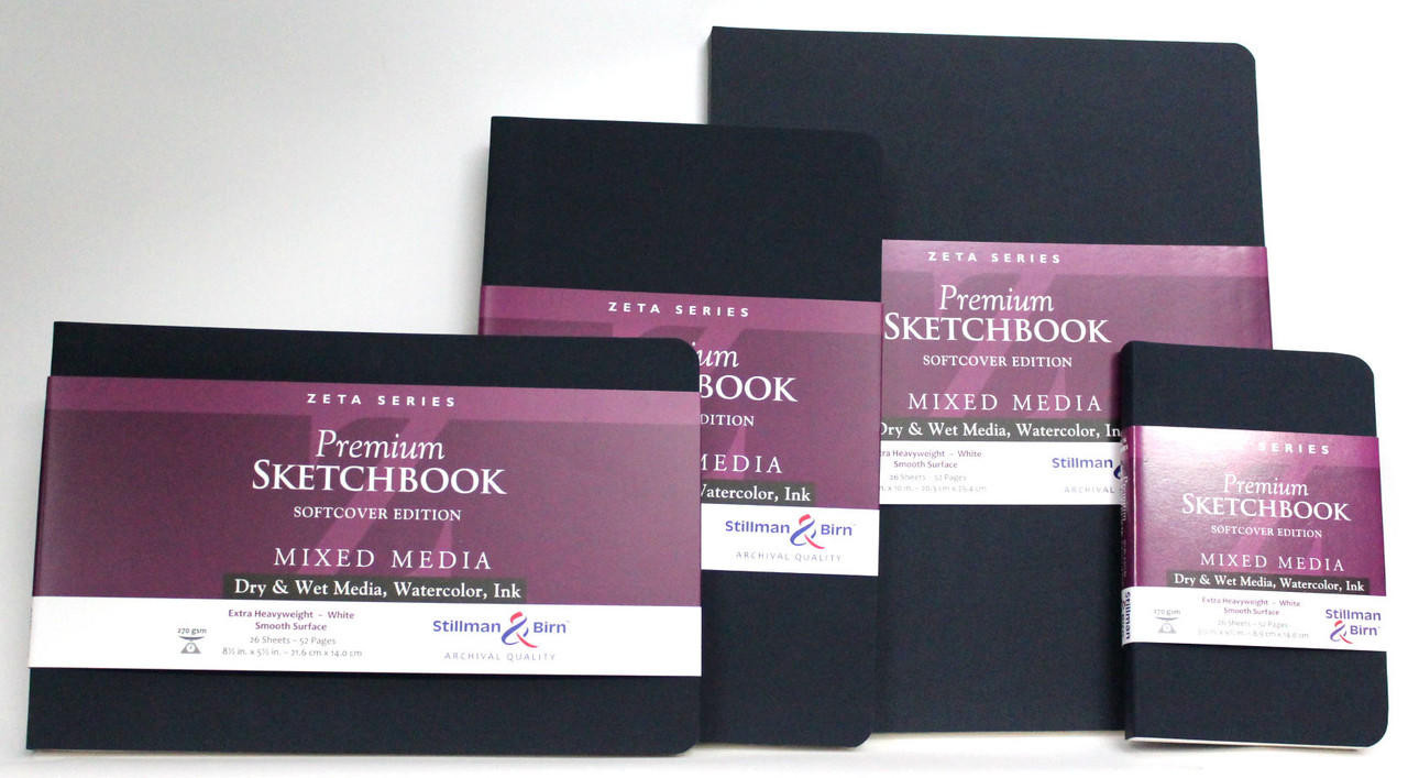 Stillman & Birn Zeta Sketchbook Review 