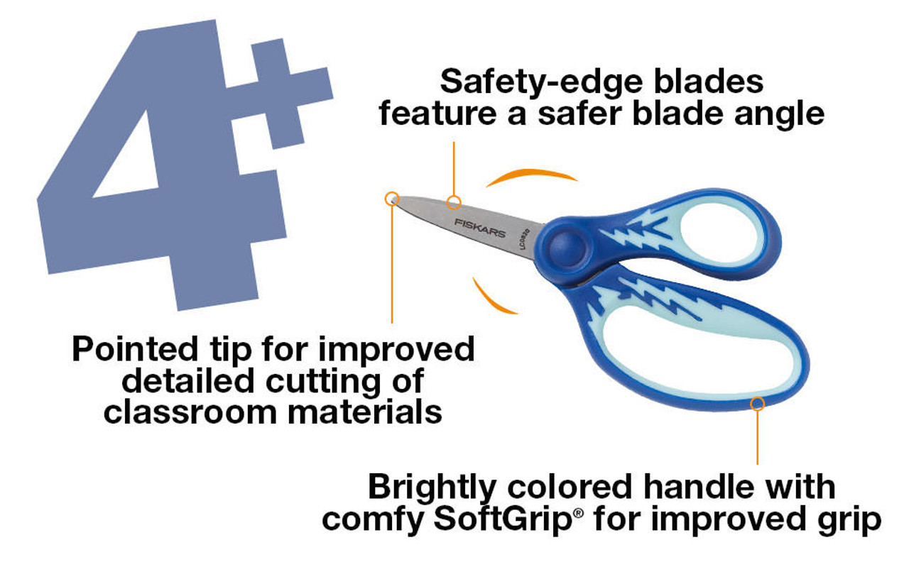 Fiskars Scissors - 8 Bent Right-Handed Scissors
