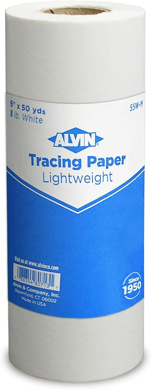 Glassine Art Paper Roll for Artwork, Tracing, Photos, Documents (24 in x 25  Yards)