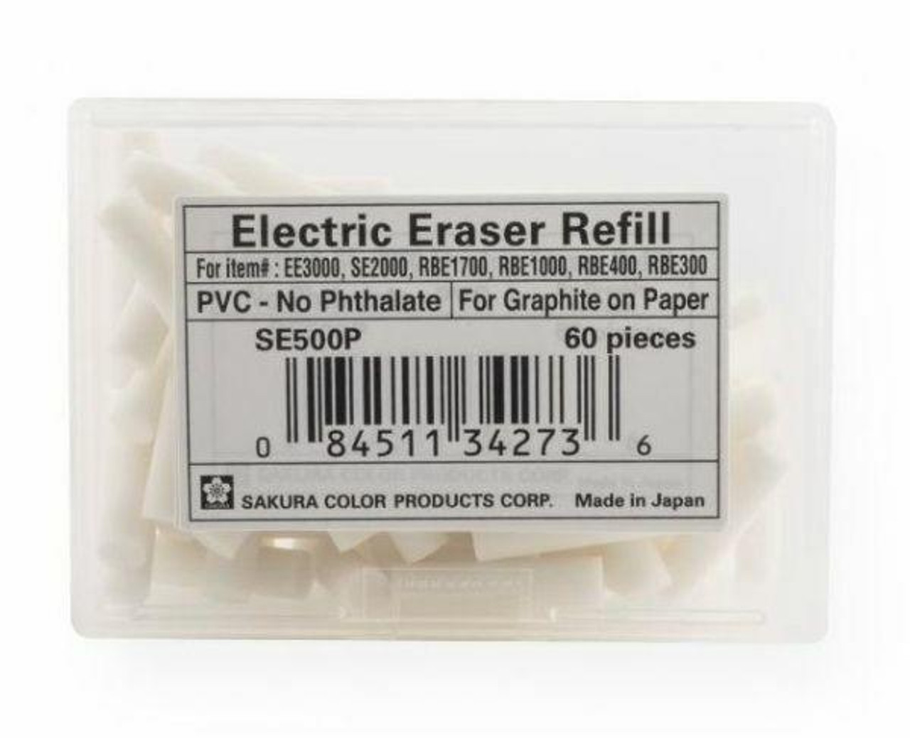 Sakura Sumo Grip Retractable Eraser Refill - Pack of 3