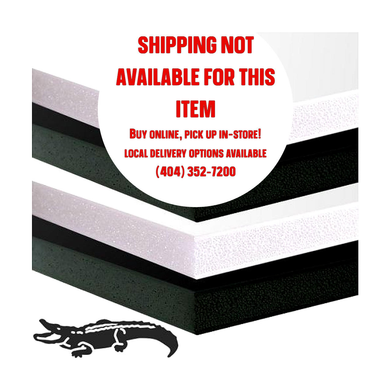 24 x 36 X 3/16th Black Self Adhesive Gator Board 15 pack