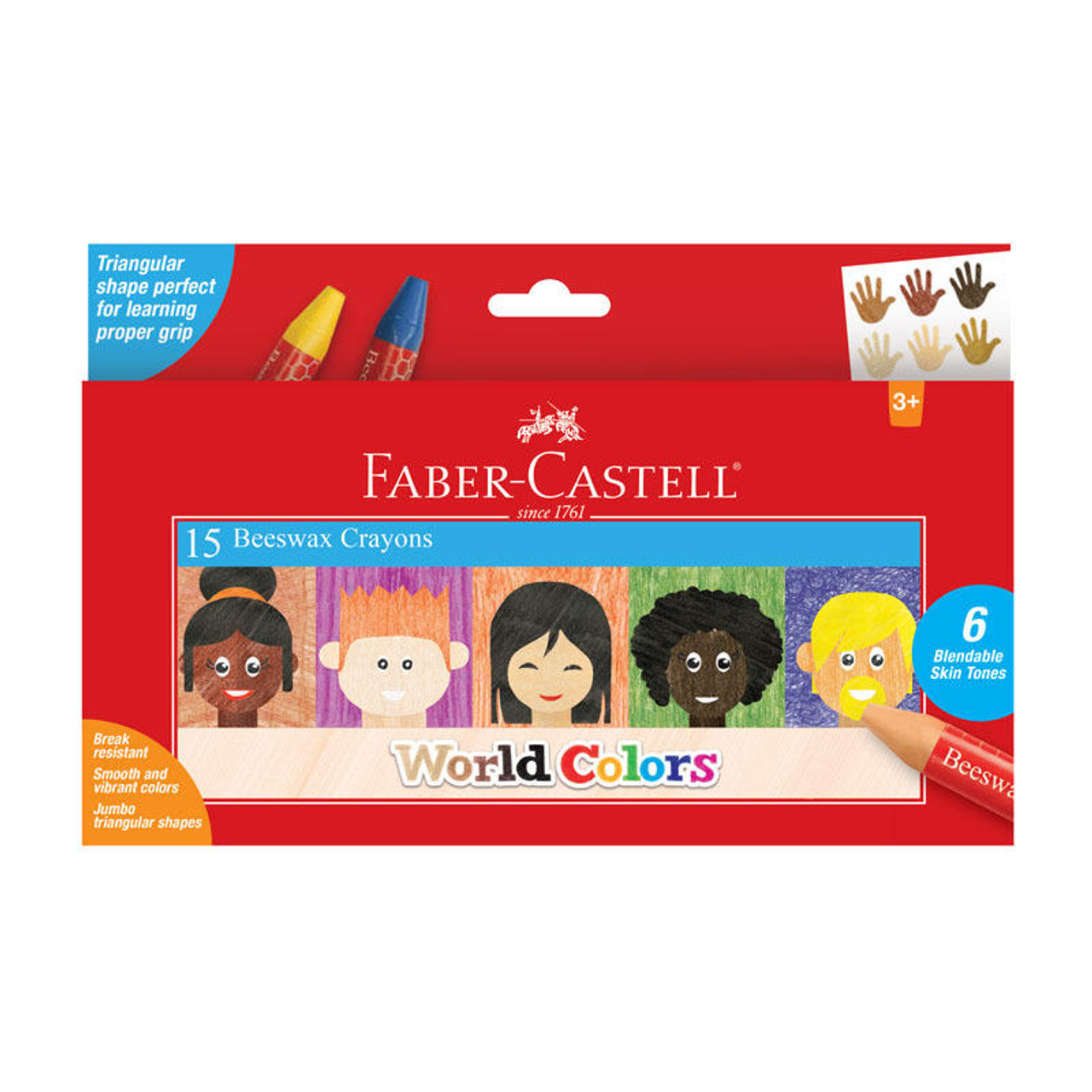 Faber-Castell Children's - 6 Metallic Gel Crayons