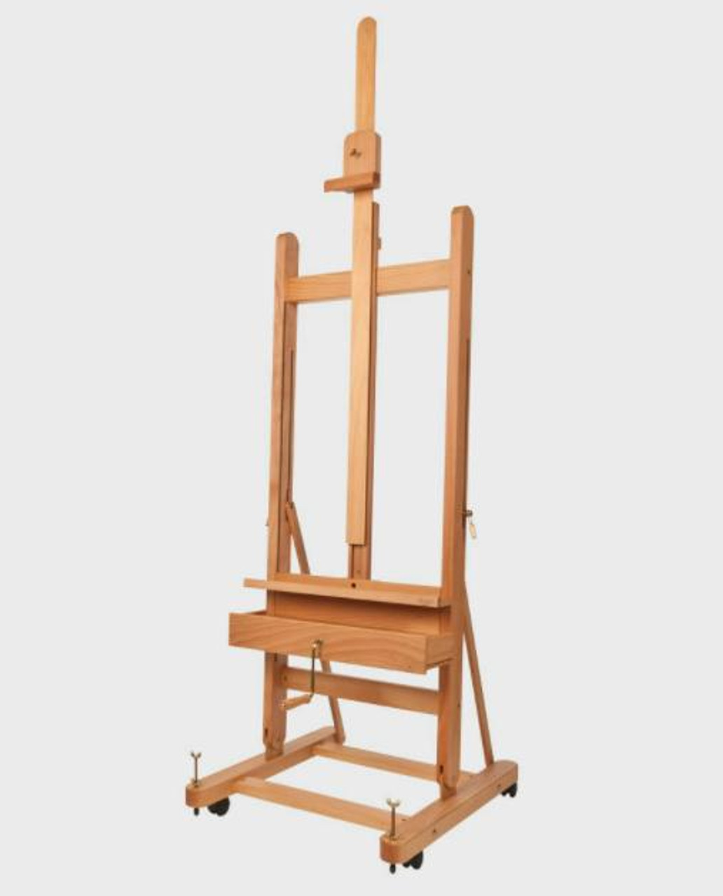 American Oak French Easel, Holds Canvas up to 34, Deluxe Wooden Plein Air  Easel