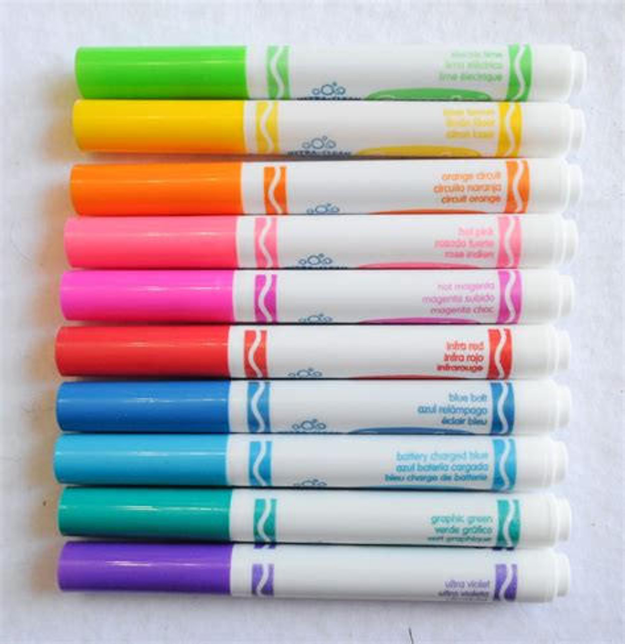 Crayola Washable Fine Super Tip Markers Set of 50 Colors - Wet