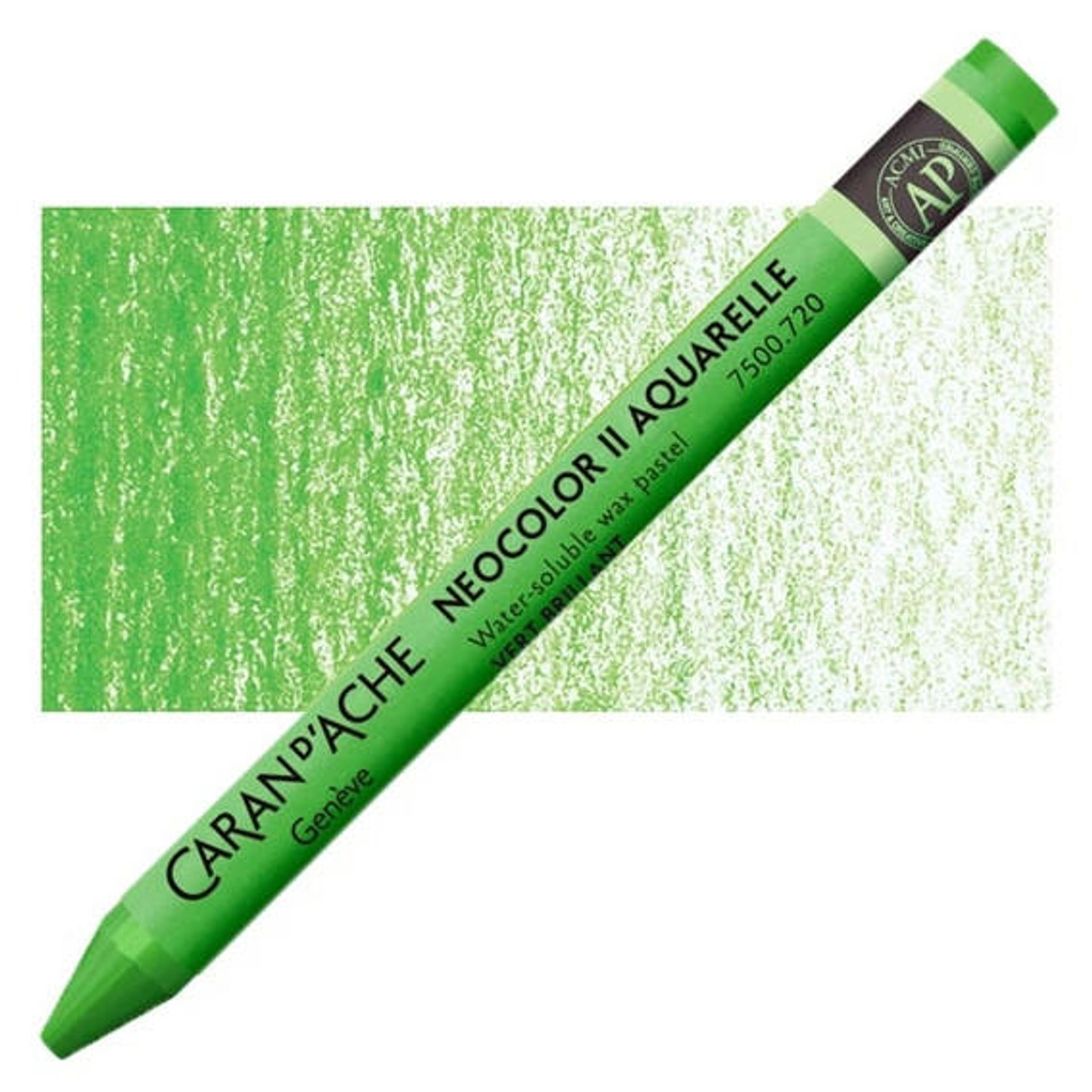 Caran d'Ache Neocolor II Crayon - Bright Green (7500.72)
